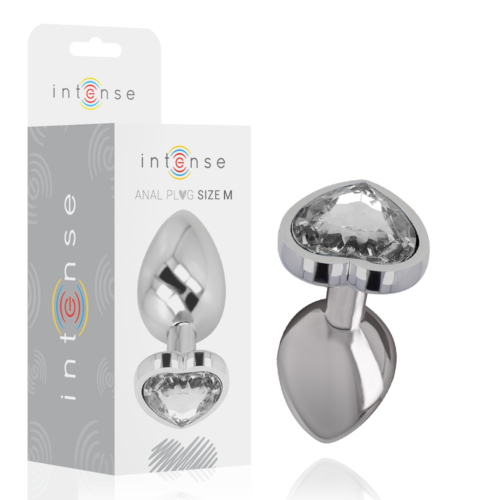 Aluminum Heart Anal Plug