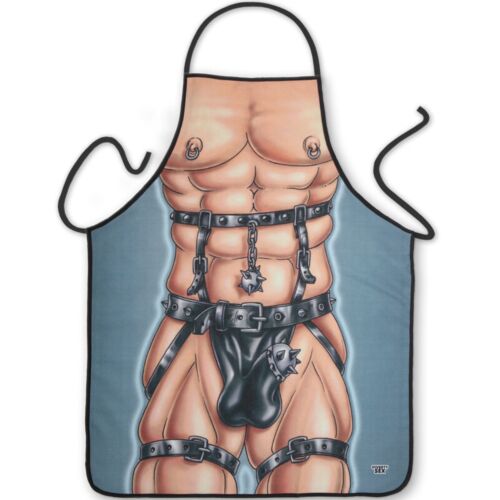 Diablo Picante Men's Sado Apron with Playful Illustrations