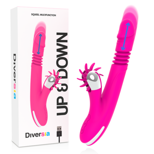 G-Spot Vibrator DIVERSIA Bunny Up & Down 24 cm