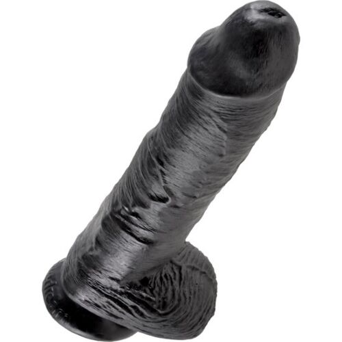 King cock 10 inch with balls black