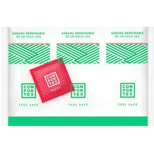 Disposable Sheets CONFORTEX with Strawberry Condom