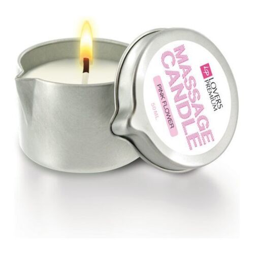 Loverspremium - massage candle pink flower
