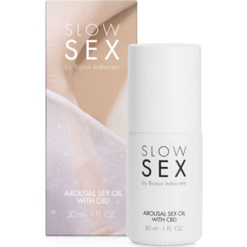 Massage Oil BIJOUX SLOW SEX with CBD for Enhanced Pleasure