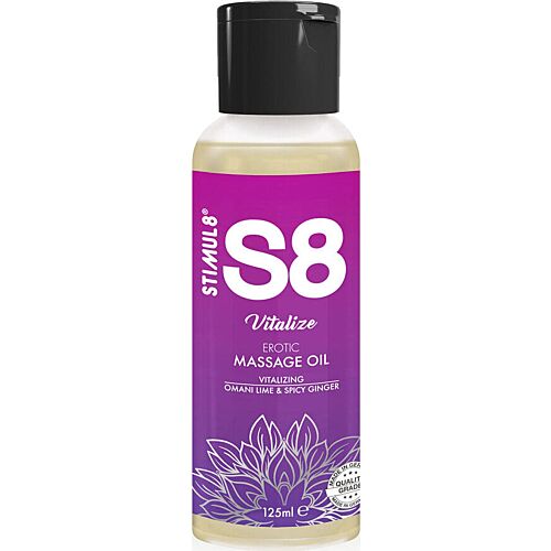 STIMUL8 S8 Vitalize Lime Massage Oil