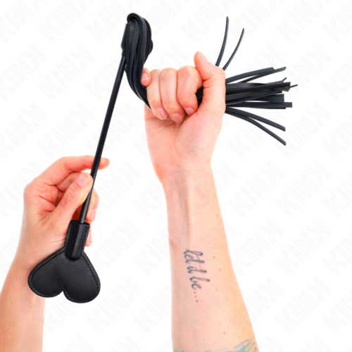 BDSM Whip KINK HEART PADDLE 35 CM with Customisable Design
