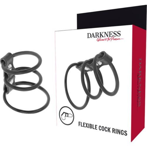 Penis Rings Set by Darkness - Enhance Your Erections
