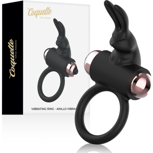 Cock Ring Coquette Toys Chic Desire with Vibrator
