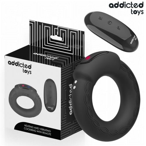 ADDICTED TOYS Heating Effect Vibrating Cock Ring