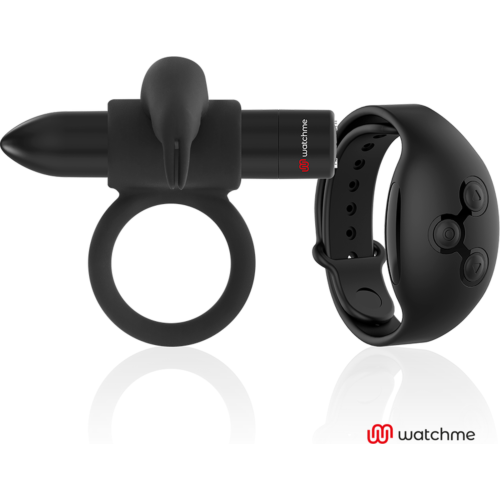 BLACK&SILVER Burton WATCHME Vibrating Cock Ring