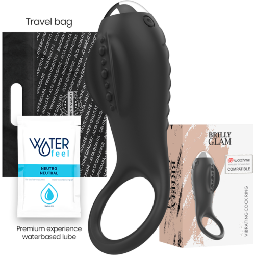 Brilly Glam Alan Vibrating Ring with Watchme Compatibility