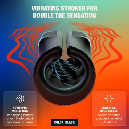 Vibrating Male Stroker ARCWAVE ZING Black