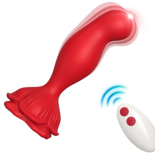 Anal Plug ARMONY Remote Control Red Dual Stimulation