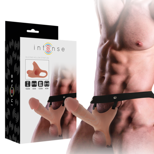 Hollow Harness with Silicon Dildo Intense 16 x 3.5 cm