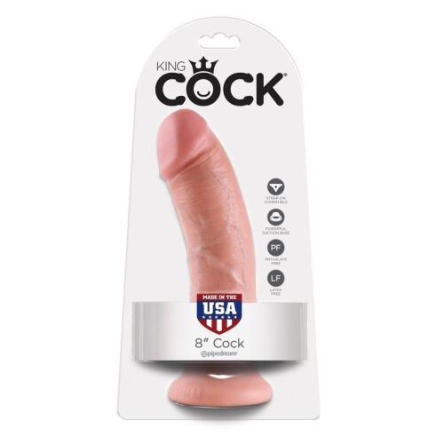Realistic Dildo KING COCK 20.3 cm for Authentic Sensation