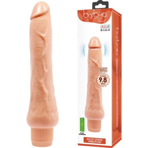 Realistic Dildo Baile Barbara 25 cm with Textured Shaft