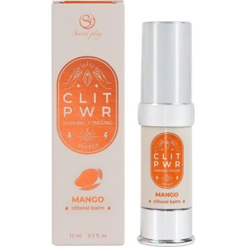 Vibrating Balm SecretPlay Clit Pwr Mango for Clitoral Pleasure