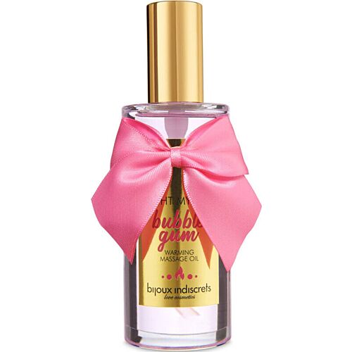 Bijoux - Indiscrets Light My Fire Massage Oil Heat Effect Bubble Gum Flavor