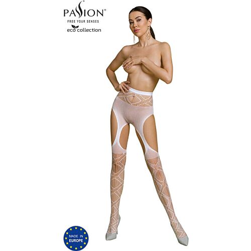 ECO Bodystocking Passion Woman ECO S005 with Strappy Panties