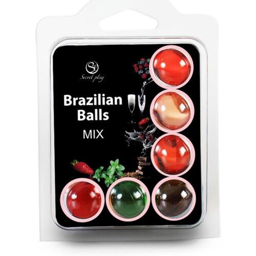 Brazilian Balls Secretplay - 6 Hot Balls with Fruit Aroma