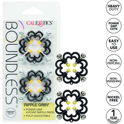 Nipple Clamps CALEXOTICS Boundless with 4-Point Adjustment