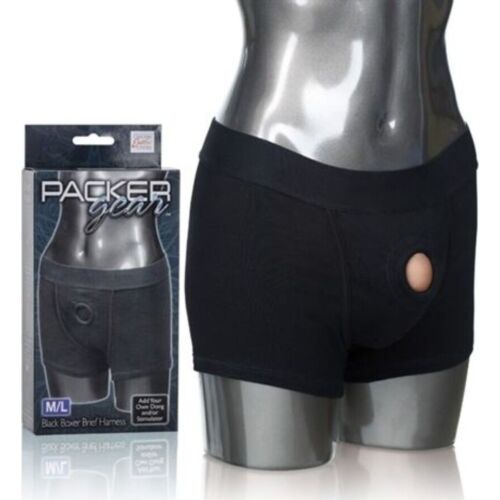 Calexotics Packer Gear Boxer Harness M/L for Double Penetration