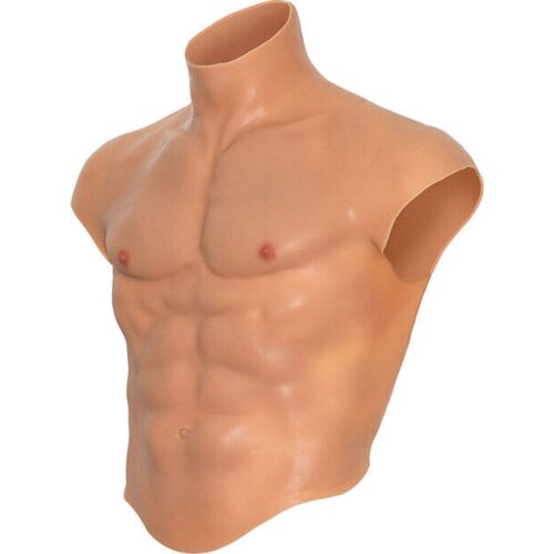 HIDDEN DESIRE Male Torso Shirt with Realistic Abs