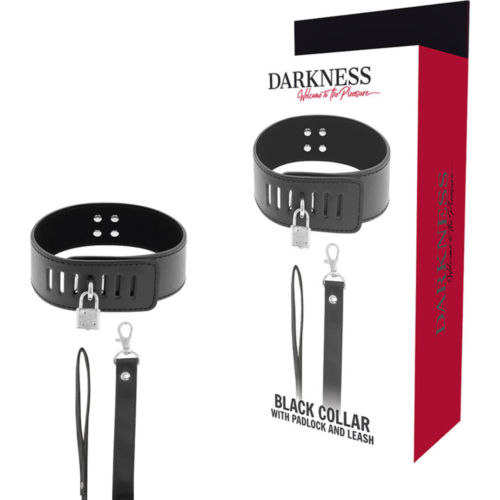 BDSM Collar Darkness Bondage with Lock
