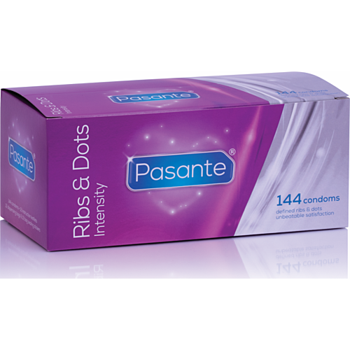 Condoms Pasante Ribs & Dots Intensity - Textured for Pleasure