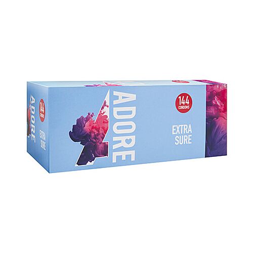 Pasante Adore Extra Sure Condoms (Flared Fit)