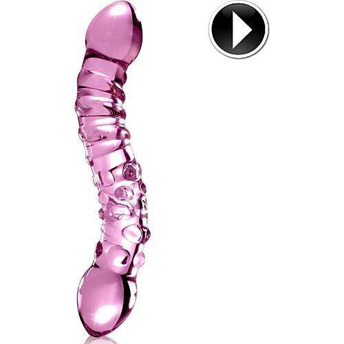 Icicles number 55 hand blown glass massager