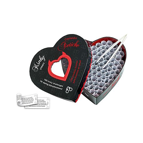 Couples Game Tease & Please Kinky Heart with 100 Tasks
