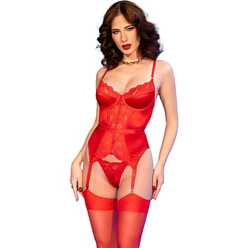 Corset and Stockings Set Chilirose CR 4845