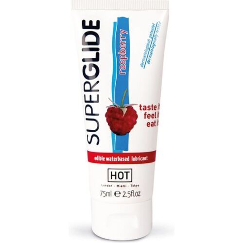 Edible Lubricant HOT Superglide Raspberry 75ml