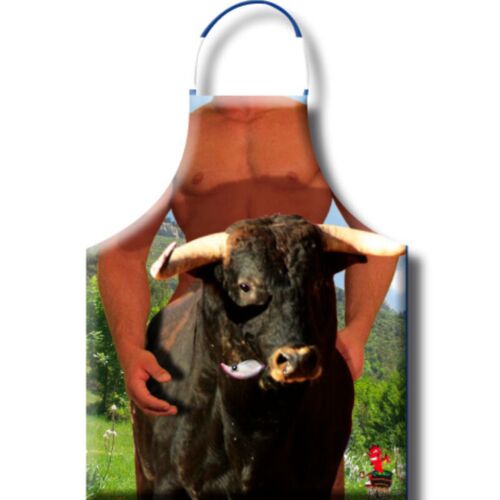 Diablo Picante Bull Apron with Fun and Erotic Illustrations