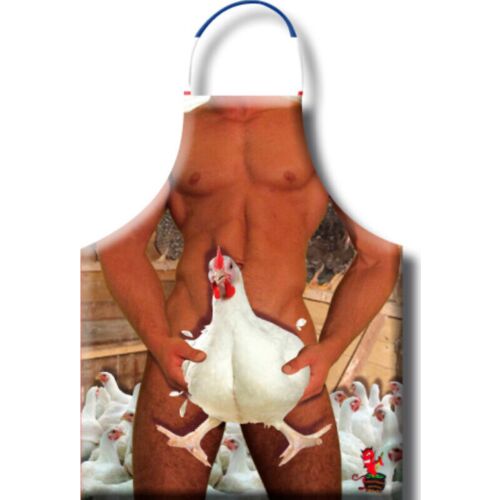 Party Apron Diablo Picante with Playful Illustrations