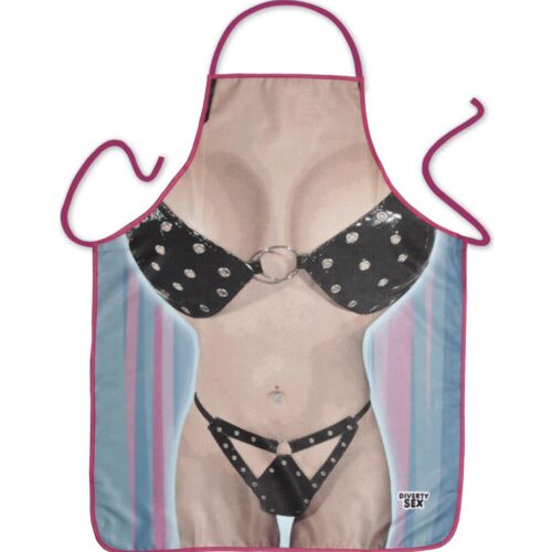 Diablo Picante Women's Bikini Apron - Fun and Provocative Design