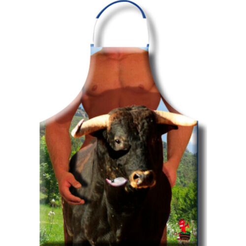 Diablo Picante Bull Apron with Fun and Erotic Illustrations