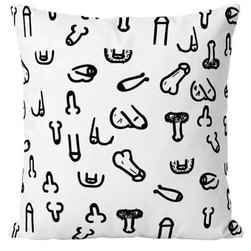 Cushion Diablo Picante 30x30 with funny penis print