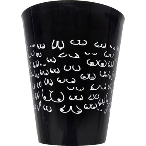 Novelty Glass Diablo Picante Black 500ml with Cheeky Designs