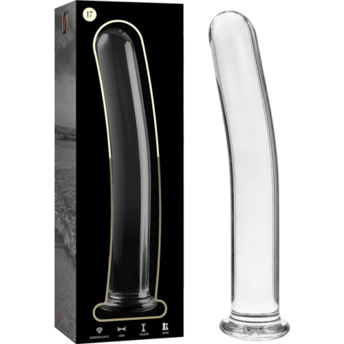 Crystal Nebula 18.5 cm Glass Dildo