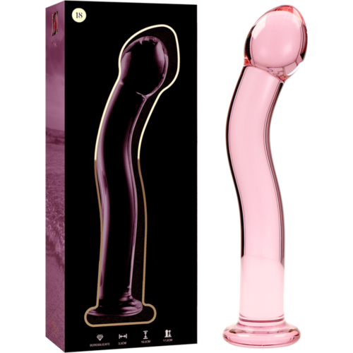 Dildo NEBULA SERIES BY IBIZA Model 18 - 18.5 cm Borosilicate Glass