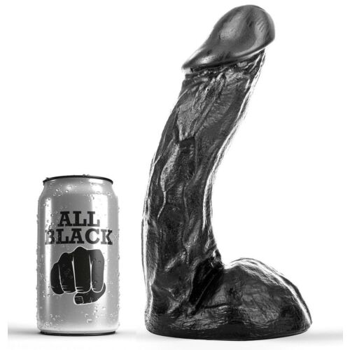 ALL BLACK Dong 23cm Dildo