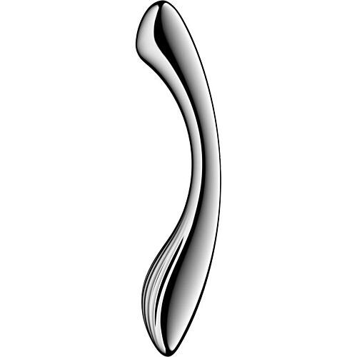 Satisfyer Pure Gravity 1 Stainless Steel Dildo for G-Spot Stimulation