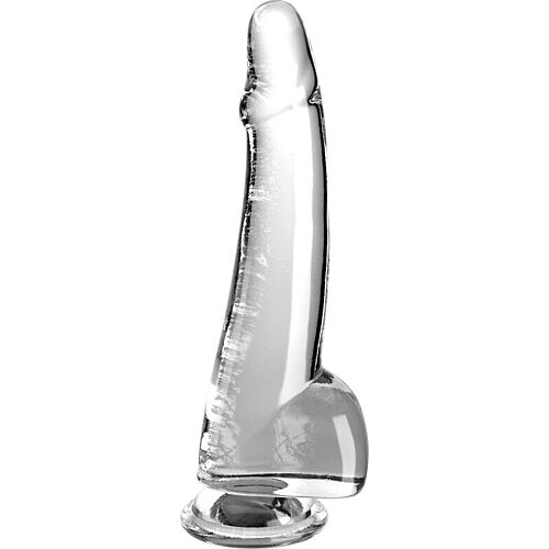 Dildo King Cock Clear 19 cm with Realistic Design