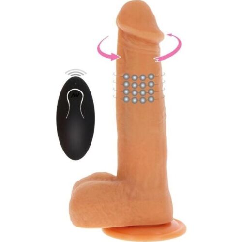 Vibrating Dildo Get Real with Rotating Beads