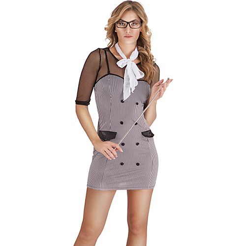 Teacher Costume S Pleasures Lingerie 5-piece Set