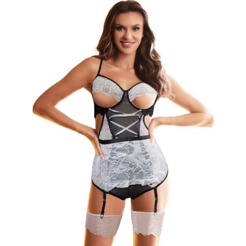 Sublime Maid Costume L/XL with Corset Detail