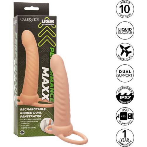 Dual Penetrator CALEXOTICS Performance Maxx with 10 Vibrations