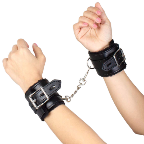 Bondage Cuffs SECRETPLAY BDSM Collection with Plush Lining