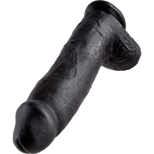 King cock 12 inch with balls black